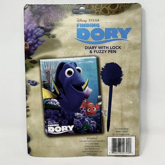 Finding Dory Gift Set (10) Diary with Marabou Pen and Pencil Pouch - 10 Each New - Picture 6 of 15